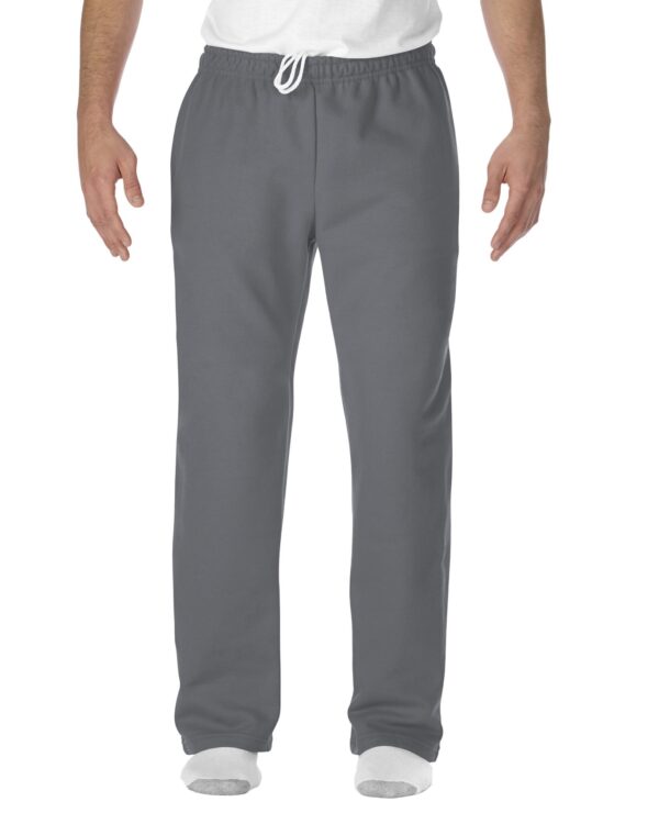 Model wearing Gildan - DryBlend® Open-Bottom Sweatpants with Pockets - 12300