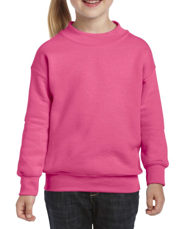 Model wearing Gildan - Heavy Blend™ Youth Sweatshirt - 18000B