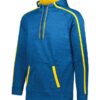 Augusta Sportswear - Stoked Tonal Heather Hoodie - 5554 Royal and Gold