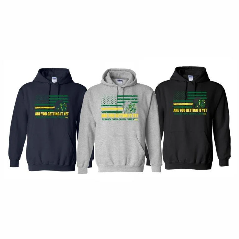 Image of GRUMPY FARMER - ARE YOU GETTING IT YET HOODIE