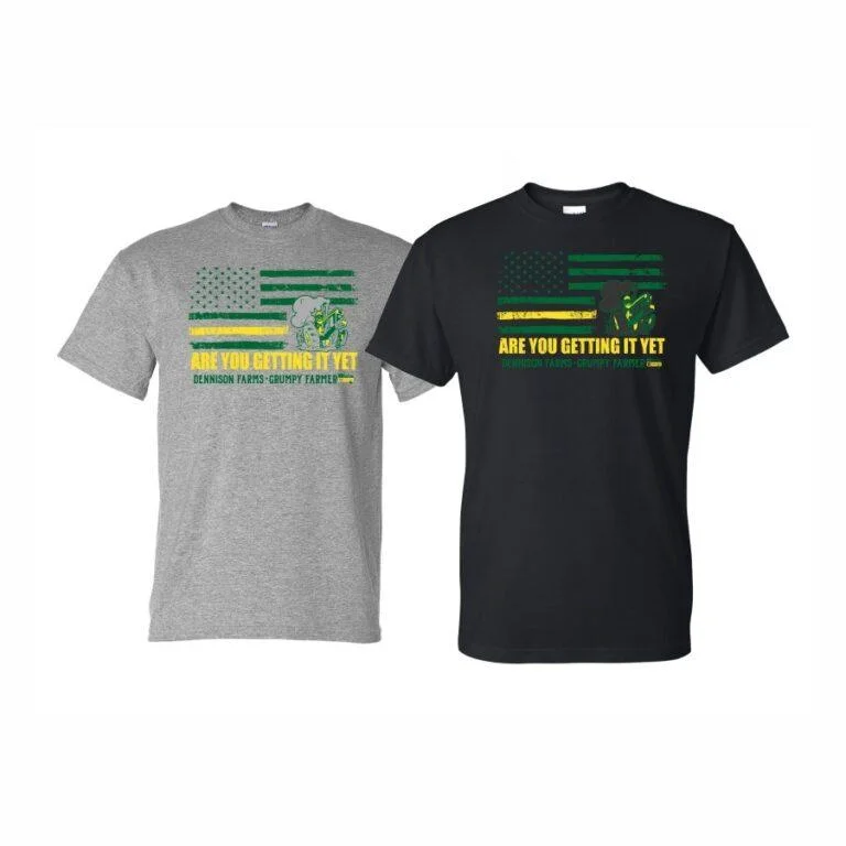 Image of GRUMPY FARMER - ARE YOU GETTING IT YET?! T-SHIRT