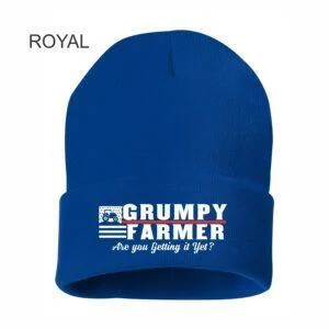GRUMPY FARMER KNIT CUFFED BEANIE