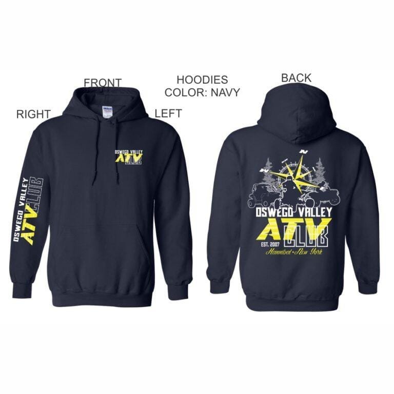 Image of OSWEGO VALLEY ATV CLUB - PULLOVER HOODIES