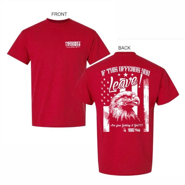 Image of Grumpy Farmer - If This Offends You T-Shirt