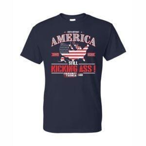 Grumpy Farmer - AMERICA STILL KICKING ASS T-SHIRT
