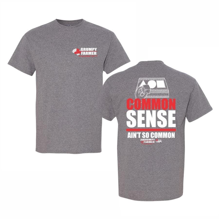 Grumpy Farmer - COMMON SENSE T-SHIRT - Image 2