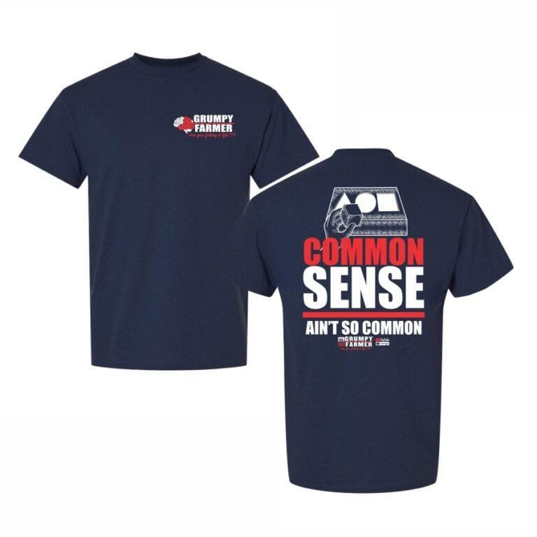 Image of Grumpy Farmer - COMMON SENSE T-SHIRT