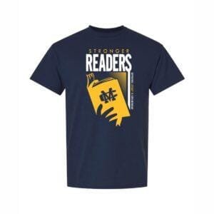 CM Supporting Readers T-shirt - Holding Book Design
